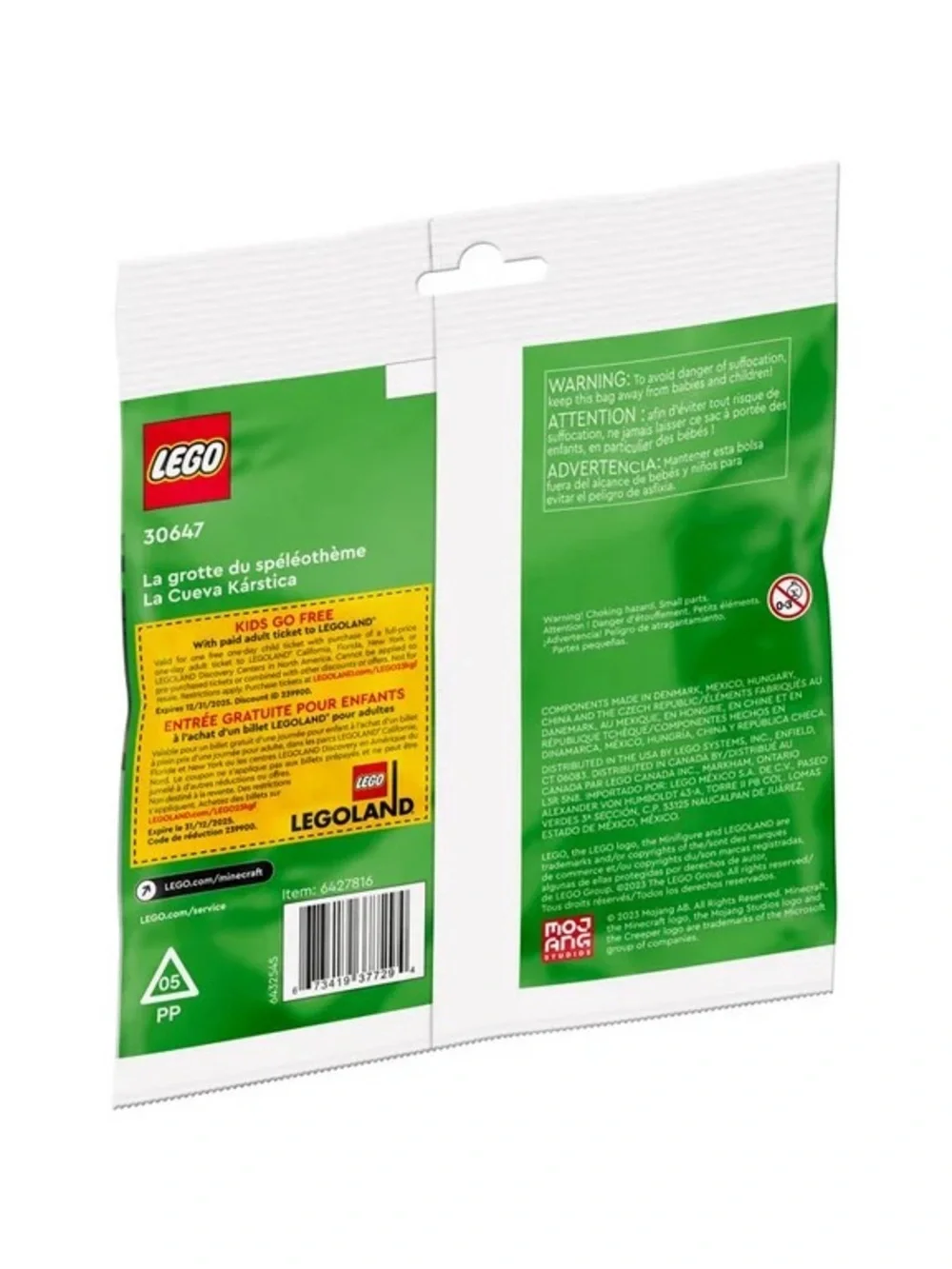 LEGO Minecraft The Dripstone Cavern Polybag (30647) New 45 pieces - Picture 3 of 7